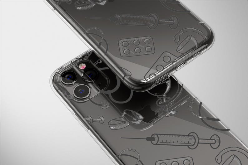 Clear Medical Sketch Art Case Aesthetic Phone Cover For iPhone 16 Pro Max 16e 15 Plus 14 Mini SE XR XS Samsung S25 S24 S23 Pixel 9 8 - Image 5